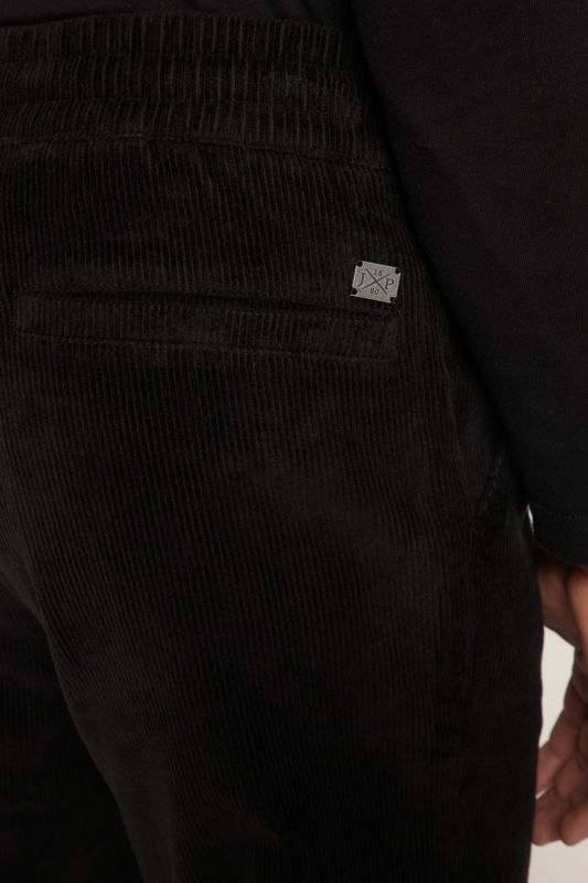 Corduroy trousers, modern fit, elasticated waist