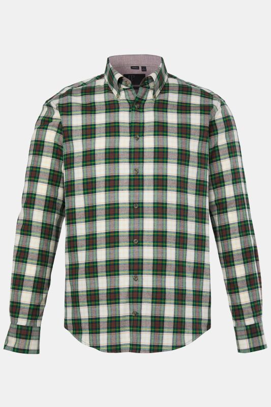 Checked flannel shirt