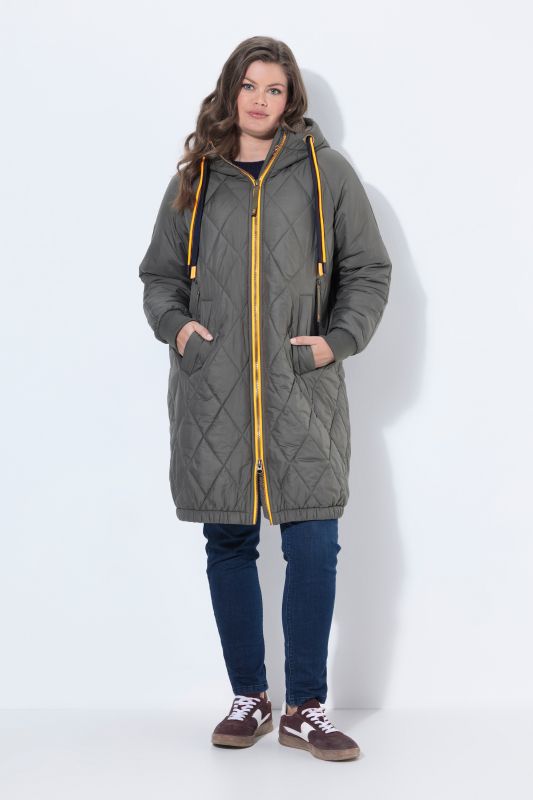 Lightweight Extra Long Quilted Jacket
