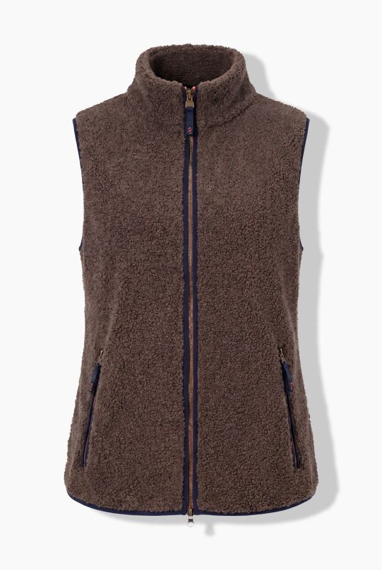 Turtleneck Teddy Fleece Vest