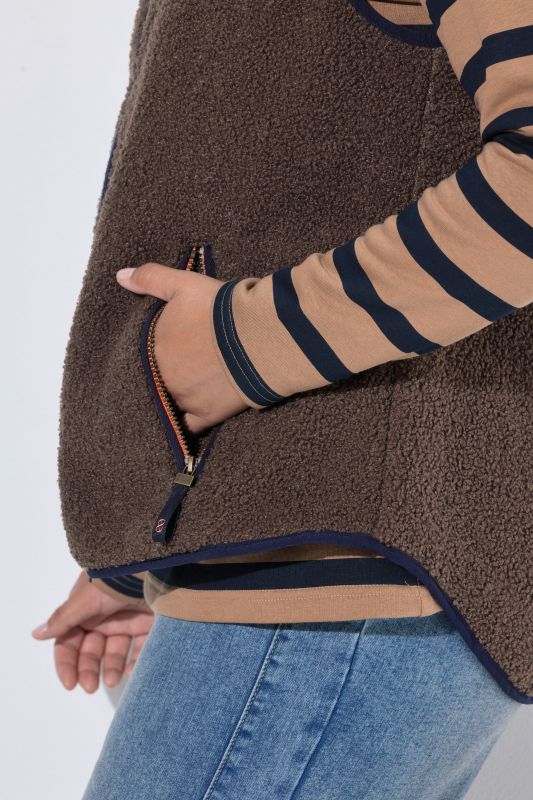 Turtleneck Teddy Fleece Vest