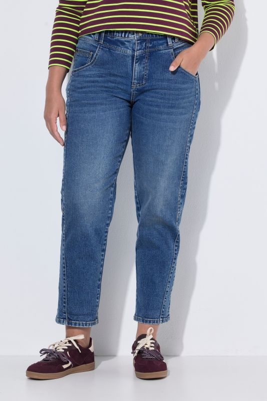 Double Side Seam  Mom Jeans