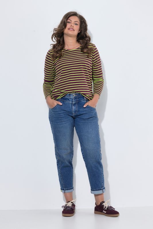 Double Side Seam  Mom Jeans
