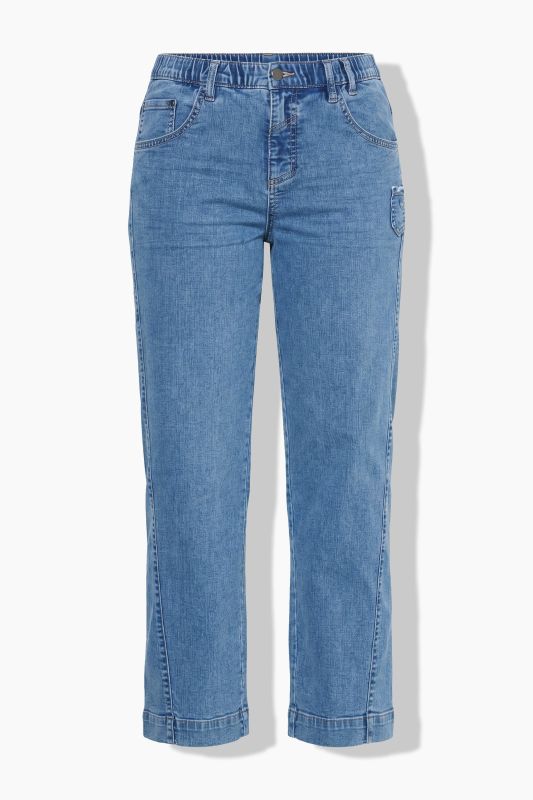 Double Side Seam Wide Leg Jeans