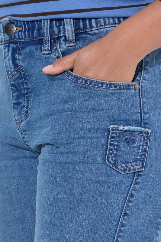 Double Side Seam Wide Leg Jeans