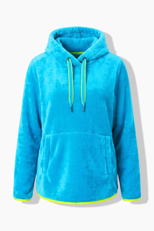 Plush Teddy Fleece Hooded Sweatshirt