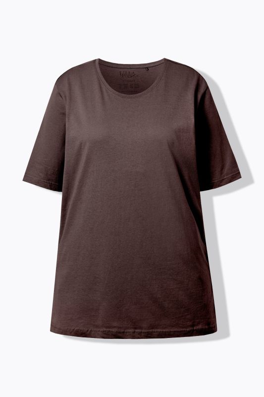 Basic Round Neck Short Sleeve Relaxed Fit  Tee