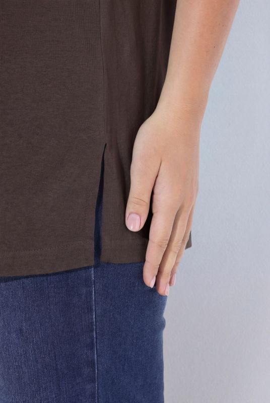 Basic Round Neck Short Sleeve Relaxed Fit  Tee