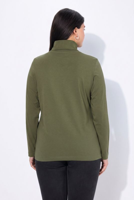Basic Long Sleeve Slim Fit Turtleneck