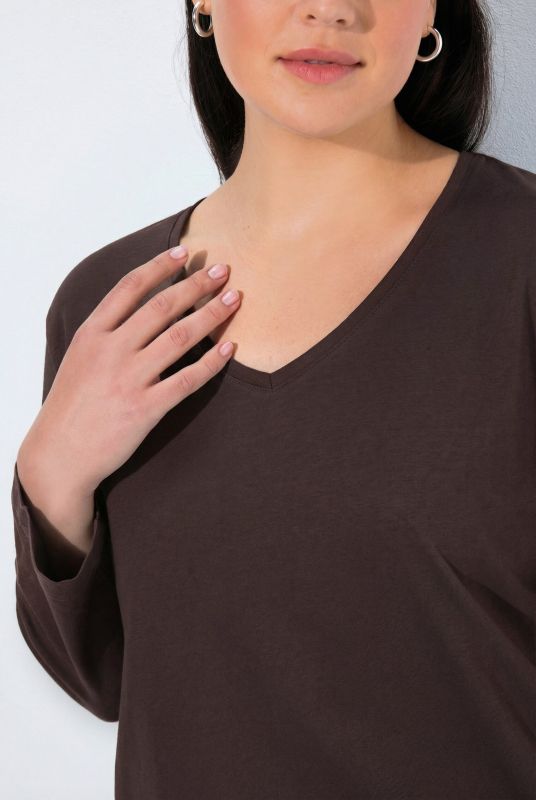 Back To Basics V-Neck Relaxed Fit Cotton Tee