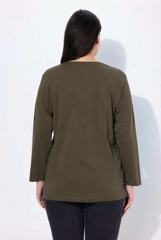Back To Basics V-Neck Relaxed Fit Cotton Tee