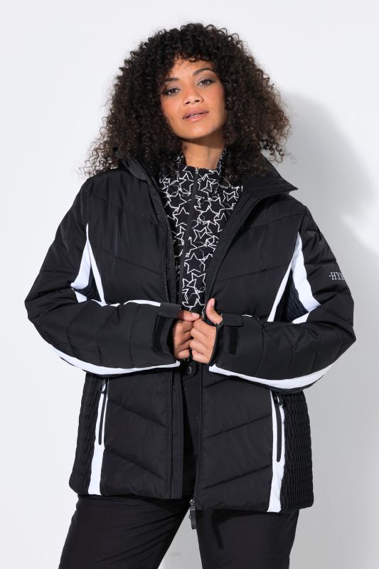Chevron Quilted Triple Function Ski Jacket