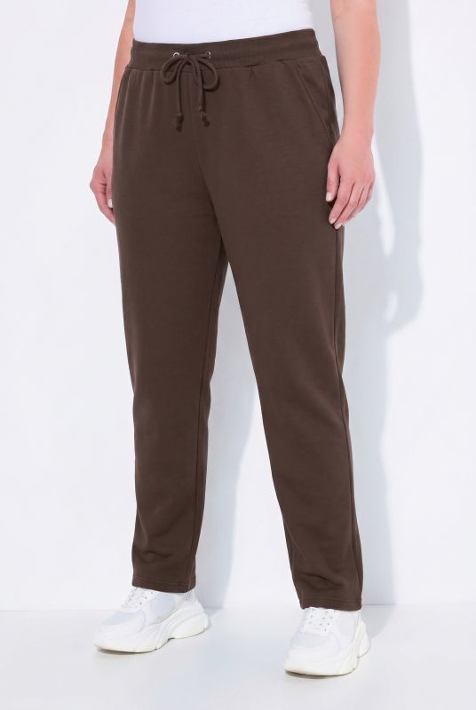 Basic Drawstring Elastic Waist Cotton Blend Joggers