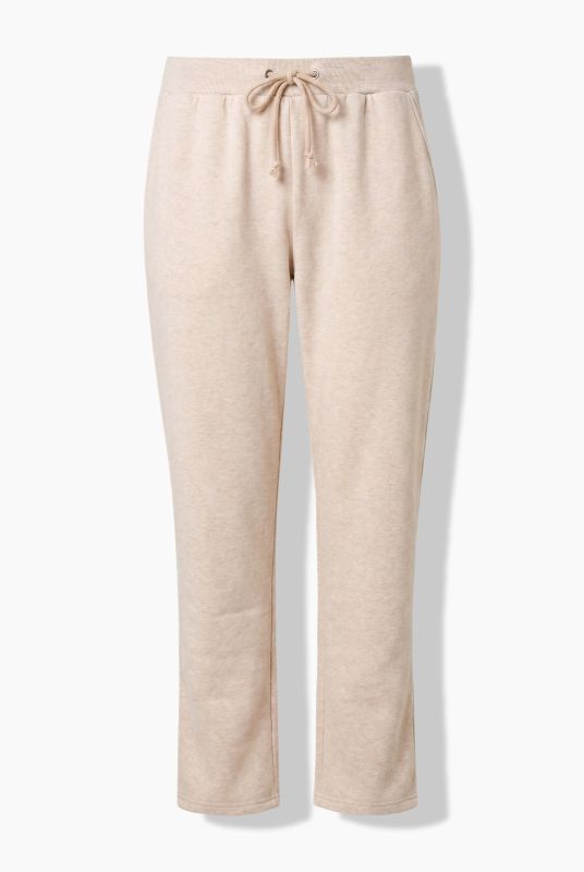Basic Drawstring Elastic Waist Cotton Blend Joggers
