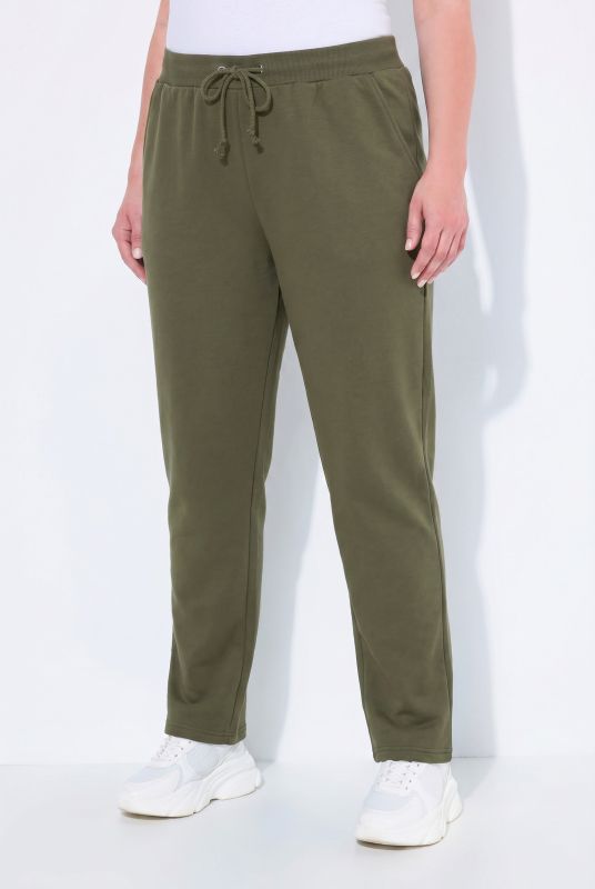 Basic Drawstring Elastic Waist Cotton Blend Joggers