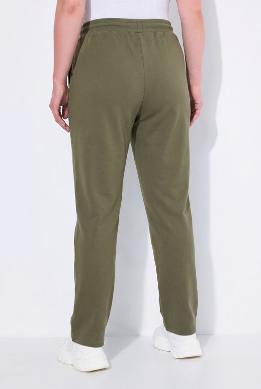 Basic Drawstring Elastic Waist Cotton Blend Joggers