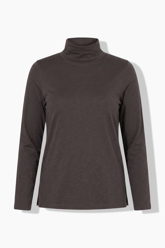Cotton Knit Slim Fit Turtleneck