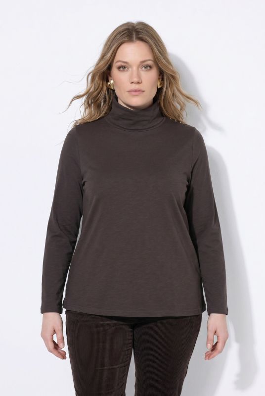 Cotton Knit Slim Fit Turtleneck