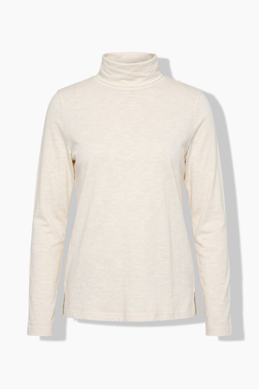 Cotton Knit Slim Fit Turtleneck