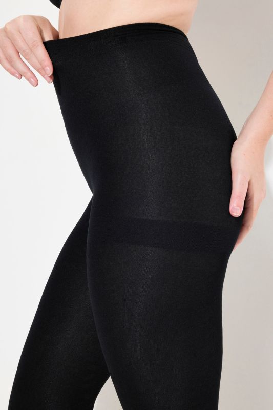 Thermal Leopard Print Tights