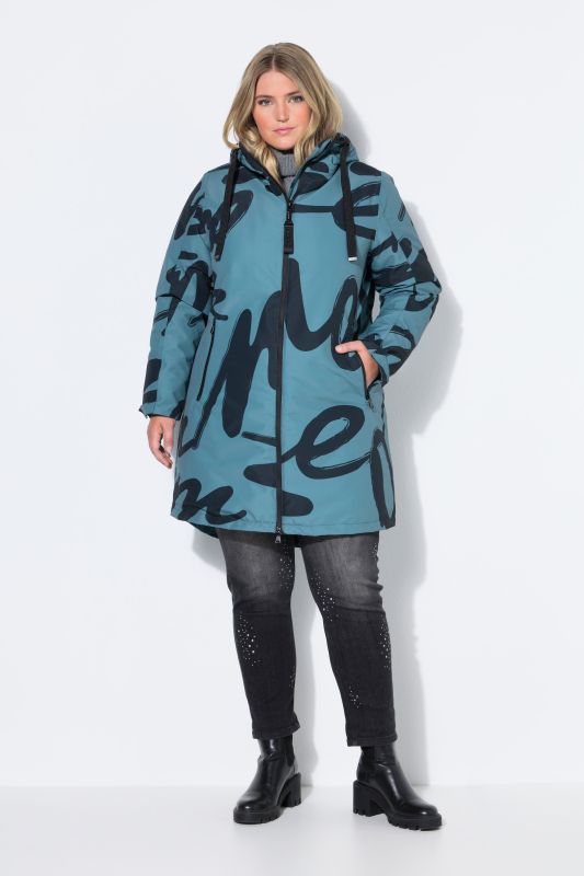 HYPRAR Scribble Print Coat