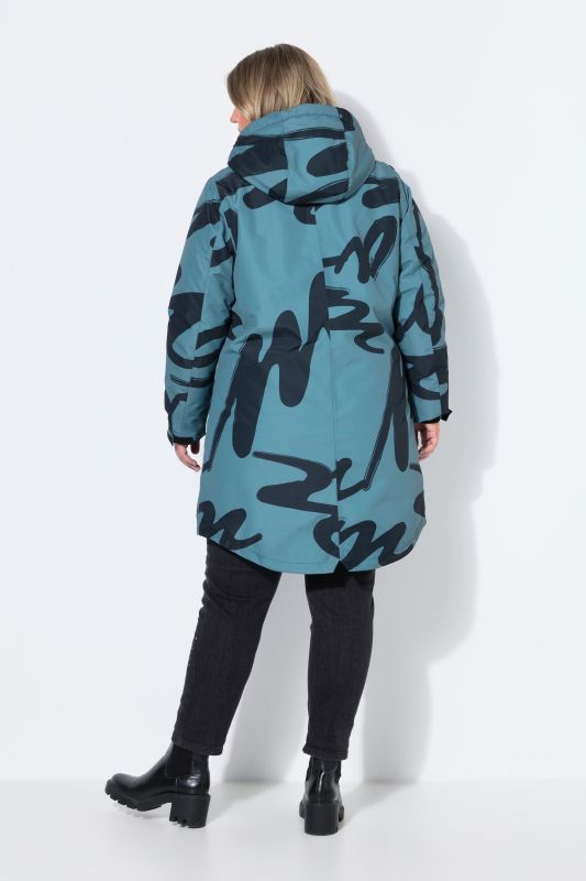HYPRAR Scribble Print Coat