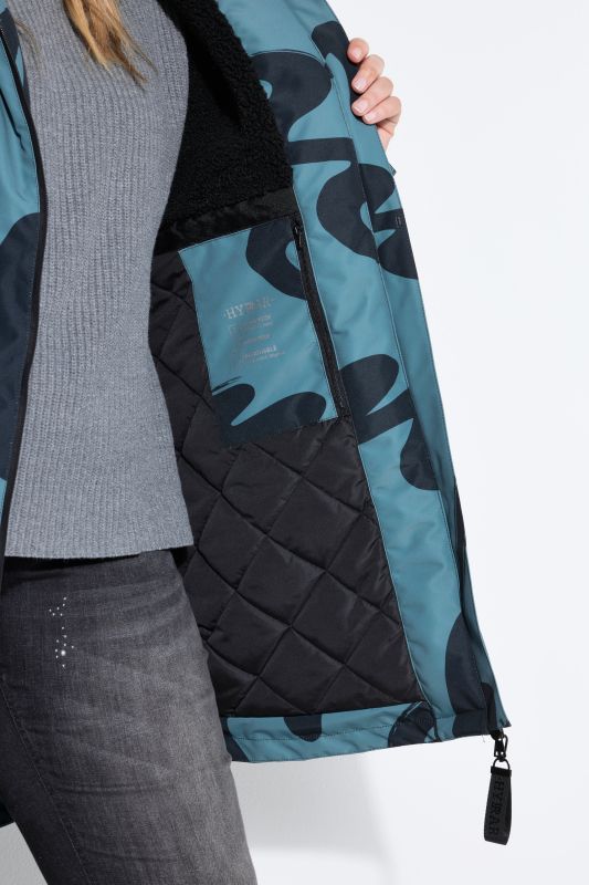 HYPRAR Scribble Print Coat