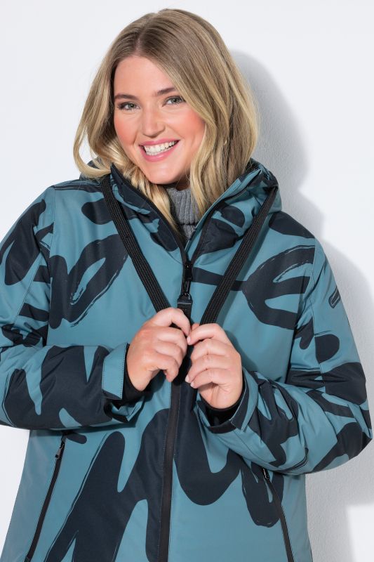 HYPRAR Scribble Print Coat
