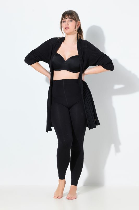 Rhinestone Studded Thermal Leggings