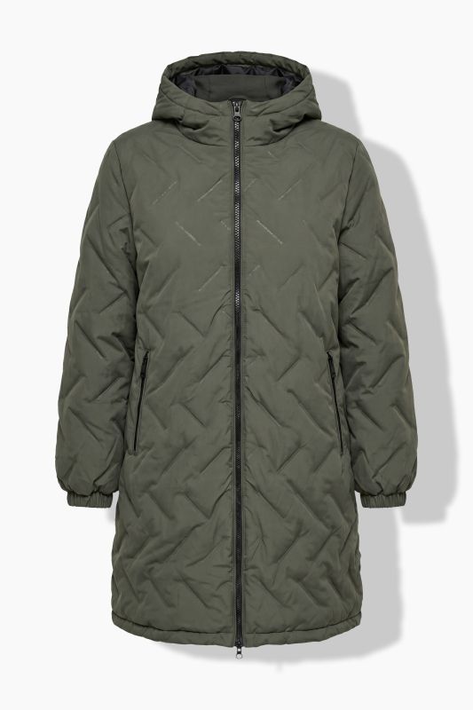 HYPRAR Laser Quilted Water-Repellent Coat