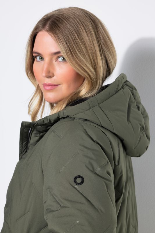 HYPRAR Laser Quilted Water-Repellent Coat