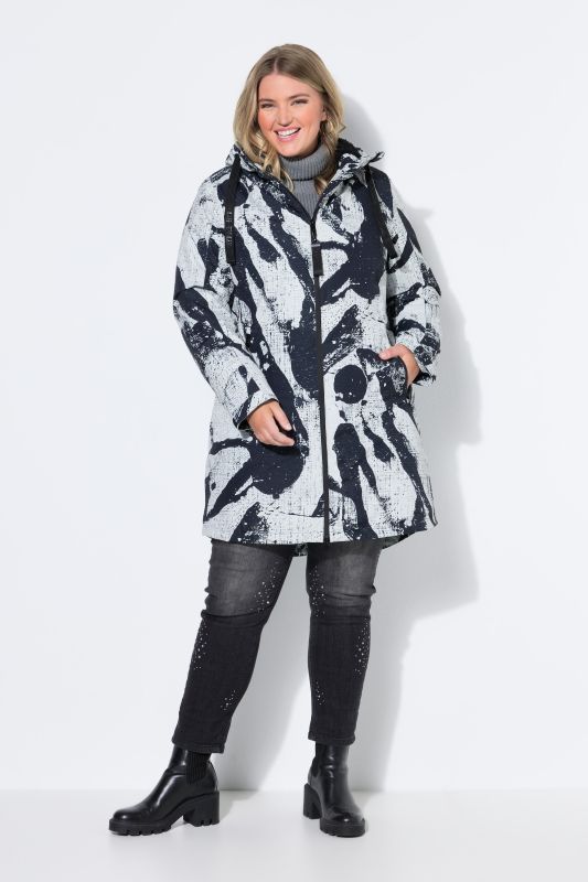 Abstract Printed HYPRAR Triple Function Coat