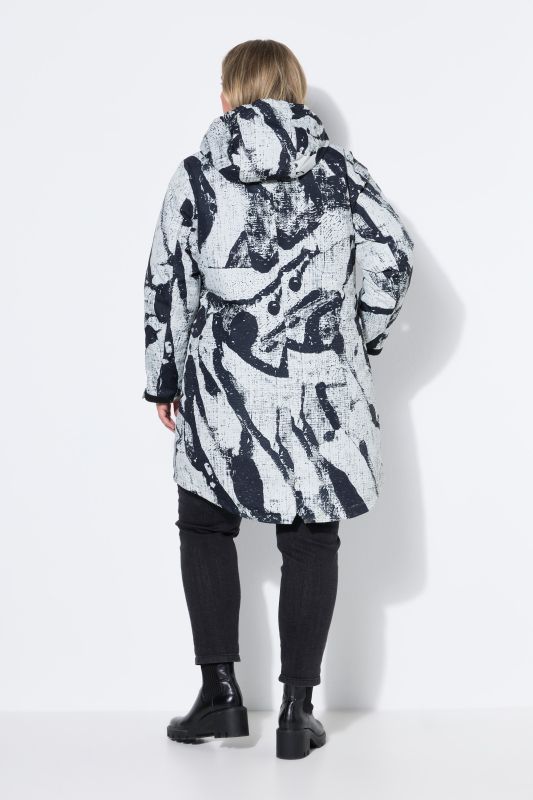 Abstract Printed HYPRAR Triple Function Coat