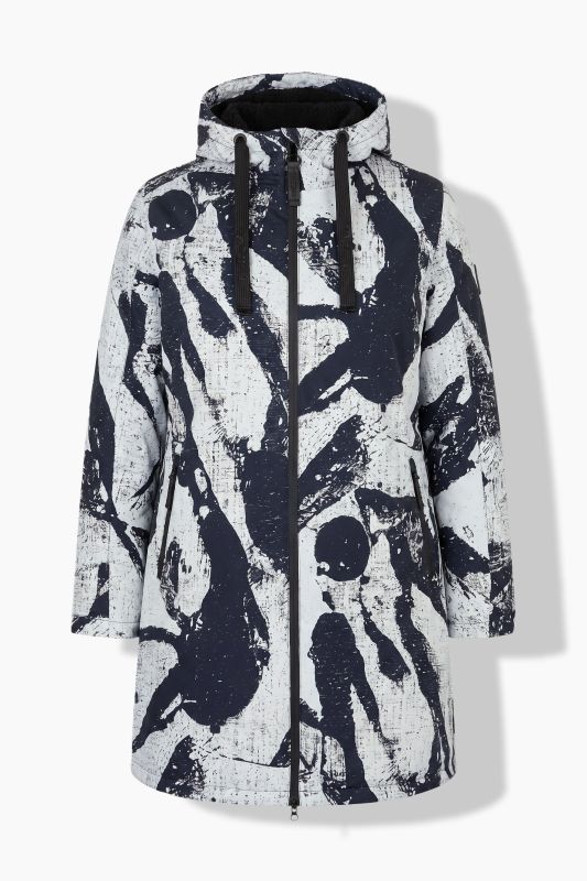 Abstract Printed HYPRAR Triple Function Coat