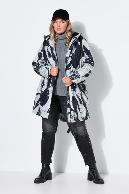 Abstract Printed HYPRAR Triple Function Coat