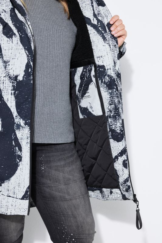 Abstract Printed HYPRAR Triple Function Coat