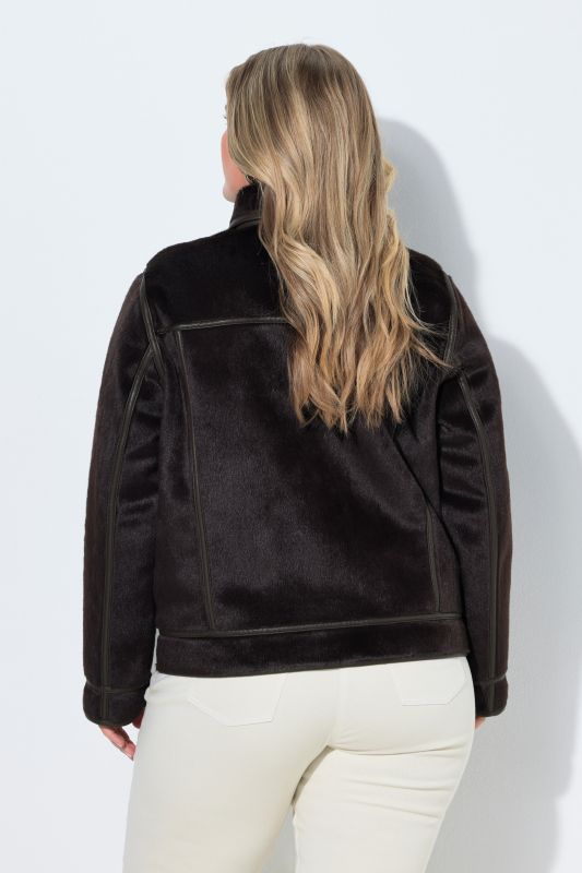 Reversible Faux Fur Jacket