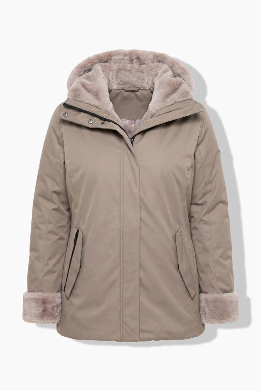 HYPRAR Faux Fur Lined Waterproof Jacket