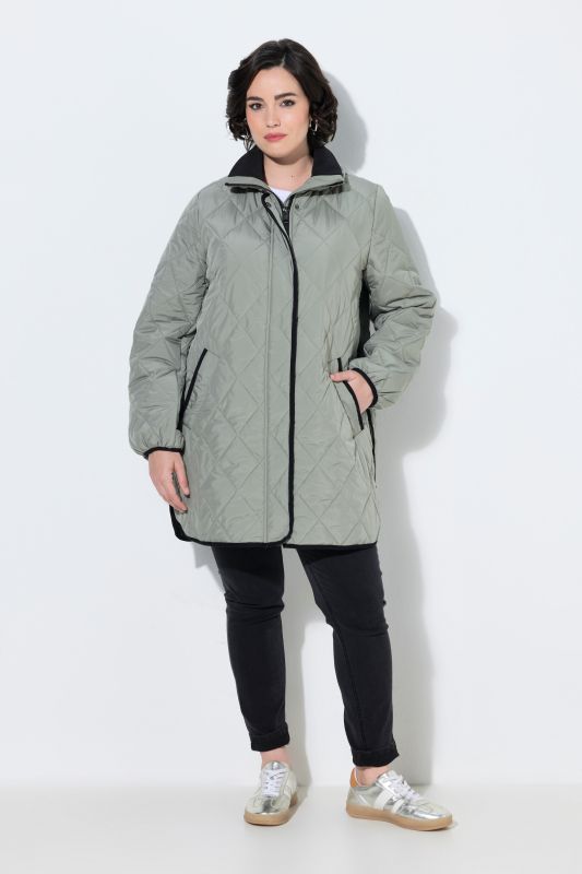 HYPRAR Quilted Longline Rain Jacket