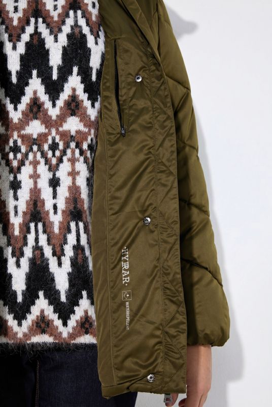 HYPRAR Chevron Quilted Windbreaker Jacket