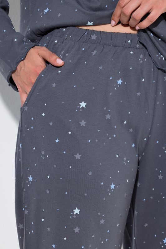 Star Print 2-Piece Pajama Set
