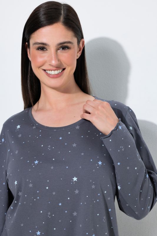 Star Print 2-Piece Pajama Set