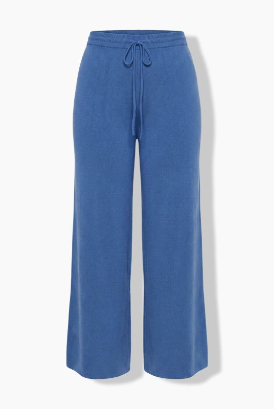 Fine Knit Drawstring Waist Pants