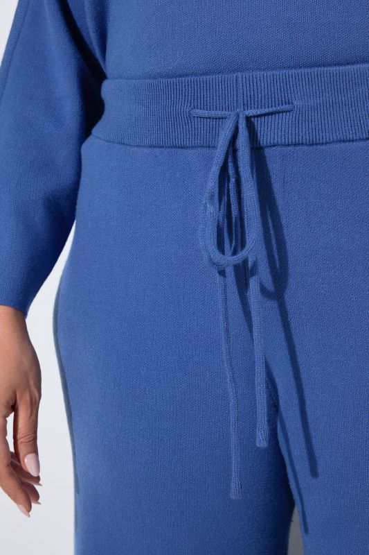 Fine Knit Drawstring Waist Pants