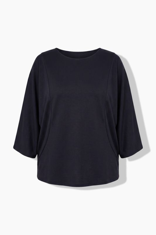 Batwing Sleeve Princess Seam Sweatshirt