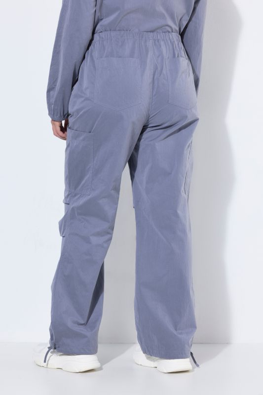 Drawstring Waist Shaped Knee Cargo Pants