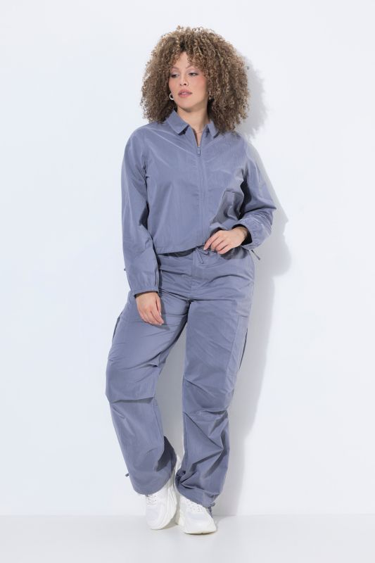 Drawstring Waist Shaped Knee Cargo Pants
