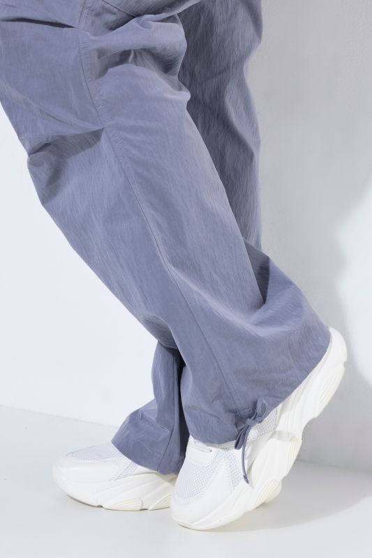 Drawstring Waist Shaped Knee Cargo Pants