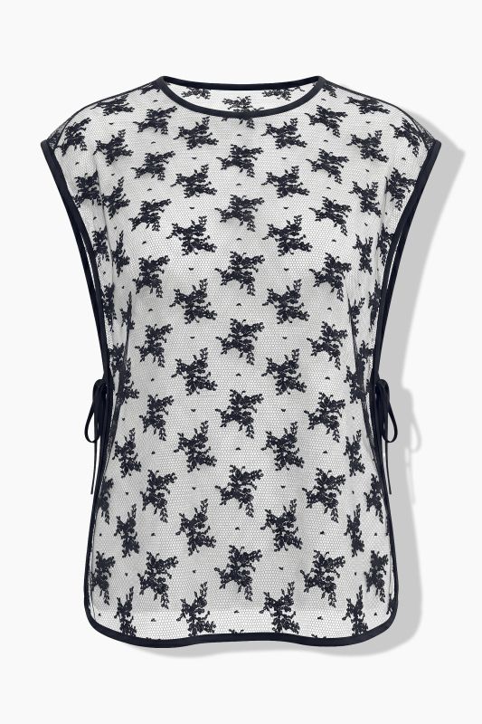 Sheer Lace Vest