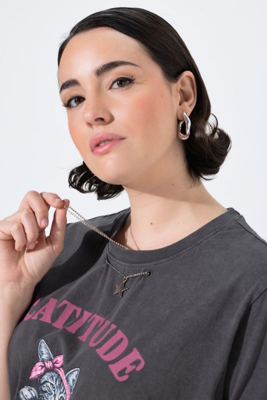 Cattitude Short Sleeve Graphic Tee